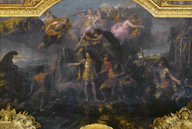 Le roi arme sur terre et sur mer, 1672