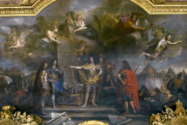 Le roi donne ses ordres pour attaquer en même temps quatre des plus fortes places de la Hollande, 1672