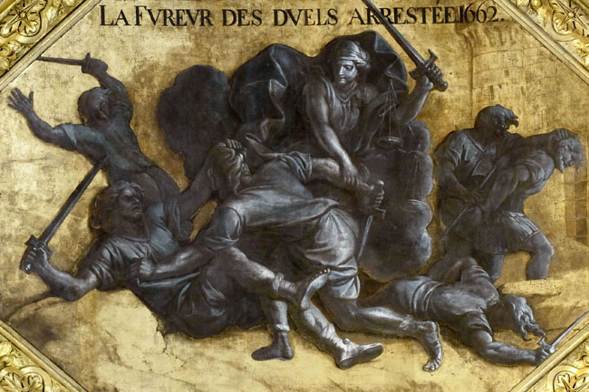La fureur des duels arrêtée, 1662